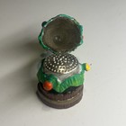 Stephen Frost Warwick Thimble Hinged Christmas Tree Pewter Vintage Hand Painted