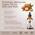 8oz Moroccan Argan Oil - Pure  Cold-pressed  All-natural Oil For Beauty   Wellne
