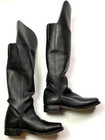 Indian Wars Us Union M1872 Officer Horse Riding Black Leather Boots-size 11