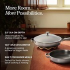 Our Place Titanium Large Always Pan Pro Non-stick Stainless W  Lid 12 5    Chrome