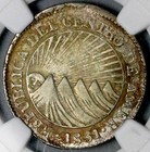1831-t Ngc Xf 40 Central American 2 Reales Honduras Silver Coin  26072604c 