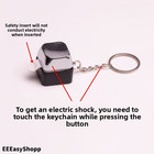 Electric Shock Keychain Trick Toy Shocking Handshake Prank Gag Gift Keyring