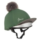 It06783 Lemieux Classique Pom Hat Silk Helmet Cover - Hunter Green New