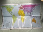 Peters World Map 36   x24     Equal Area Folded Map Homeschool Educational Poster
