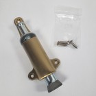 Brass Door Stopper Plunger Type Foot Operated Release Heavy Duty Kick Step Down