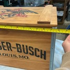 Anheuser-busch Wooden Box Crate Vintage Make