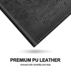 Rfid Blocking Passport Holder Leather Travel Wallet Card Case Essentials Kit Pro