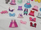 Disney Mattel Minnie Mouse Daisy Duck Bow-tique Snap N Style Figures Clothes Lot
