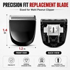 Professional Replacement Blade  2068-300 Fit Wahl Peanut Clipper Trimmer 2pcs