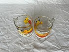 Pair 1978 Mcdonald s Promotional Glass Mugs Garfield   Odie United Feature Syd 