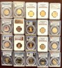 Lot Of 2 Us Dollar  1 Pcgs Ngc Graded Proof Coins Pr69 Multi Dates Mint Label     