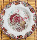 Autumn Turkey Monarch Johnson Brothers Dinner Plate Replacement Vintage