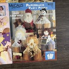 Lot Of 8 Vintage Craft Pattern Books Mccalls Leisure Arts Sewing Dolls Angels