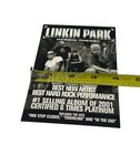 Vintage 2001 Linkin Park Hybrid Theory 4   x6    Promo Flat Ad Y2k
