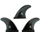 Blow Out -  15 Cardiff Fin Co Medium Thruster Set - Nylon - Black - Fits Fut