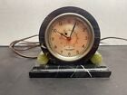 Rare Vtg Antique Art Deco Marble Hamilton Sangamo Synchronous Clock