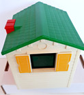 Little Tikes Dollhouse Light Tan Club House Cottage Playhouse 7 75 x6 25 x5 5 