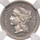 1865 3cn Ngc Pf65  Proof Three Cent Nickel Pr65 - Looks Cameo