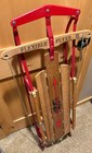 Flexible Flyer Iii 3 Vintage Wood And Metal Runner Sled Vguc