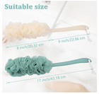 Loofah Stick Brush Shower Pack Back Bath Exfoliating Scrubber Long Natural Luffa