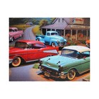 Vintage Classic Cars Puzzle 252-piece   Retro Diner Scene