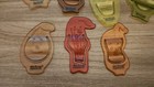 Actos Drug Rep Plastic Character Paper Clips Lot Of 7 In Plastic Case Rare  