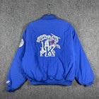 Vintage Swingster Supplex Kentucky University Wildcats Bomber Jacket Blue Large