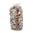  2 Pack  Fish Aquarium Gravel Mix  Large Brown River Rock  38 Oz