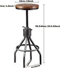 Set Of 2 Industrial Bar Stool-vintage Counter Dining Chair