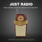Retro Portable Transistor Pocket Am Fm Radio  Retro-1958  Wood