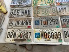 Lot Of 24 Rough Scratch   Dent Georgia License Plates Flat   Embossed