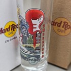 Hard Rock Cafe Shot Glass Lot 4 Amsterdam Bahrain Niagara Toronto With Boxes