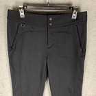 Athleta Ski Daddle Pants Women s 10 Black Fleece Lined Softshell Snowboard Snow
