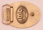 Indiana Metal Craft Willie Dillo Armadillo Solid Brass Belt Buckle Usa