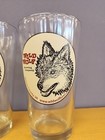 Wild Wolf Brewing Company Glasses Vintage Beer Glasses Set Of 2