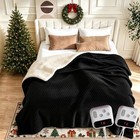 Heated Electric Blanket Throw Twin Full Queen King Cal King Sherpa Control Timer
