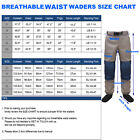 Breathable Stockingfoot Waist High Fishing Waders Waterproof Reinforced Knees