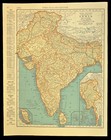 Ca 1935 Antique India Map Vintage Map Of Burma Map Of India Gallery Wall Art