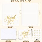 Uzlu 600 Pcs Thank You Cards With Envelopes And 3 5x5 Inch  White-600pcs