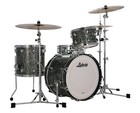 Ludwig Classic Maple Downbeat 3pc Shell Pack W 20  Kick - Black Pearl