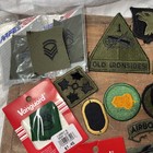 Lot Mixed Cloth Badges Military Uniform Patches Us Army Insignia  Duplicates