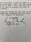 George Bush 1981 Vice President Signed signature Thank You Letter Typed No Coa 