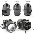 Three Color Bi Led Projector H11 Led Headlight 3inch Fog Lights Lens 12v White Y