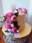 Artificial Peony Flower Silk Peonies Bouquet 4 Bundles Fake Flowers Bulk For Hom