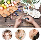 5pcs Jewelers Pliers Set Jewelry Making Beading Wire Diy Tool Pliers 