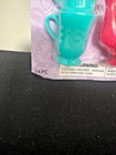 Just Pretending Toys Party Kids Pretend Play Plastic Tea Set 14 Piece Pink green