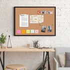 Large Cork Board Bulletin Board 24  X 36  Wall Mounted Notice Pin Board For Home