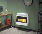 30000 Btu Natural Gas Vent Free Radiant Wall Heater Home Cabin Garage Warmer