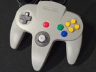 Nintendo 64 Solid Gray Controller Nus-005 Official N64 Oem Tested Tight Stick
