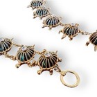 Vintage Set Hutton Wilkinson Enamel Rhinestone Turtle Brooch Bracelet Bracelet